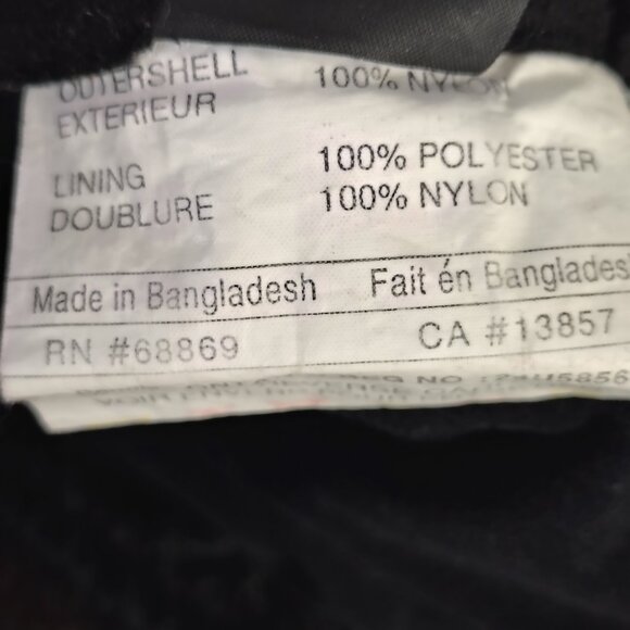 Boulder Gear Snow Pants Womens Black Fleece Lined Full Zip Waist Overs Size 12 - Picture 15 of 16